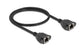 DeLOCK 90783 netværkskabel Sort 0,5 m Cat6a S/FTP (S-STP)