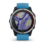 Garmin quatix 7 3,3 cm (1.3") MIP 47 mm Digital 260 x 260 pixel Berøringsskærm Blå Wi-Fi GPS (satellit)