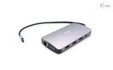 i-tec Metal C31NANODOCKVGAPD dockingstation Ledningsført USB 3.2 Gen 1 (3.1 Gen 1) Type-C Sølv