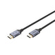 UNITEK C1628GY01-1.5M DisplayPort kabel 1,5 m Sort, Grå