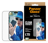 PanzerGlass ® Skærmbeskyttelse iPhone 17 Pro | Ultra-Wide Fit m. EasyAligner