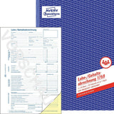 Avery 1759 regnskabsblanket og -bog A4 40 Sider