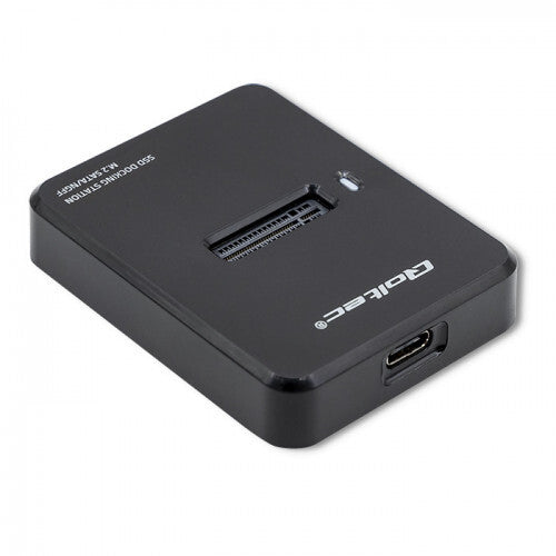 Qoltec 50314 drevkabinet SSD kabinet Sort M.2