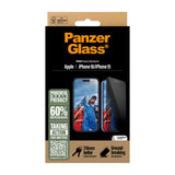 PanzerGlass ® 2-Way Privacy Skærmbeskyttelse iPhone 16 | 15 | Ultra-Wide Fit m. EasyAligner