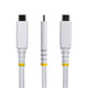 StarTech.com CC50CM40GUSB4TPW USB-kabel USB4 Gen 3x2 0,5 m USB C 40 Gbit/sek. 240 W Hvid