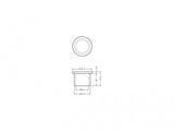 DeLOCK 60168 hardware monteringsdæksel 10 stk Polyethylen Hætte