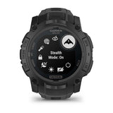 Garmin Instinct 3,05 cm (1.2") AMOLED 45 mm Digital 390 x 390 pixel Berøringsskærm Sort GPS (satellit)
