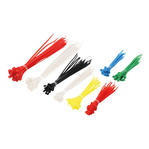 LogiLink KAB0018 kabelsamler Nylon Sort, Blå, Grøn, Rød, Gul