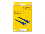 DeLOCK 85416 Lightning kabel 1 m Blå