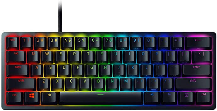 Razer Huntsman Mini tastatur Spil USB QWERTZ Tysk Sort