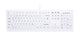 Contour Design Active Key AK-C8100 tastatur Kontor RF trådløst Tysk Hvid