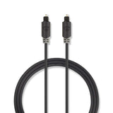 Nedis CABW25000AT10 lydkabel 1 m Toslink Anthracit