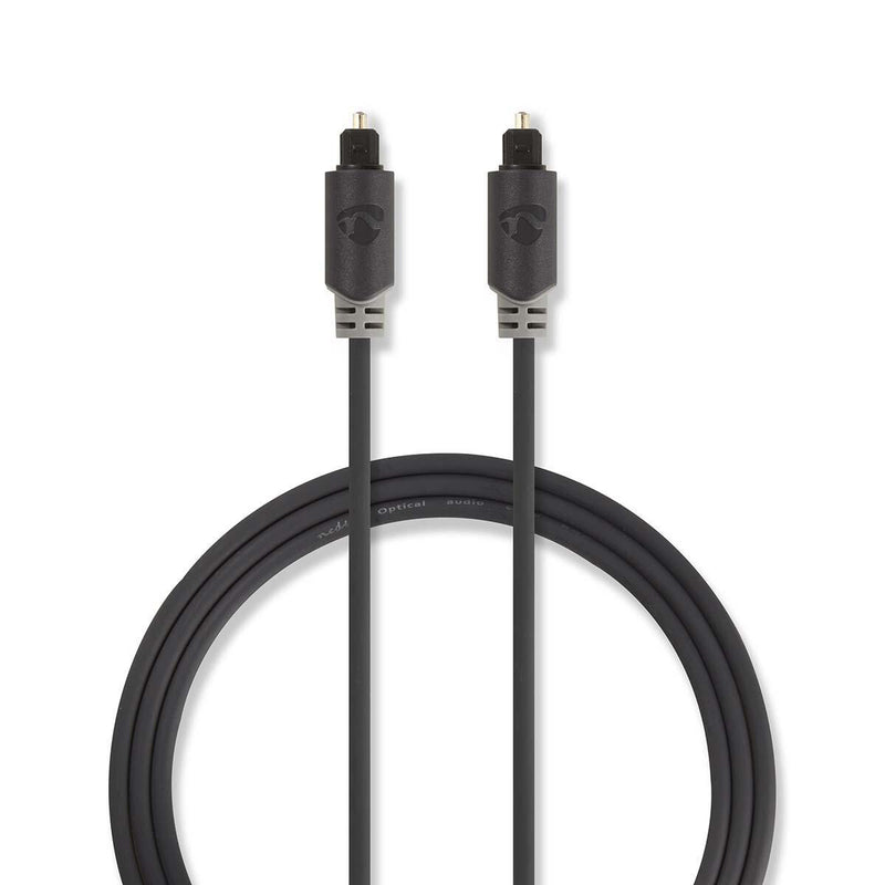 Nedis CABW25000AT10 lydkabel 1 m Toslink Anthracit
