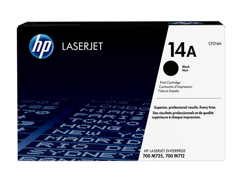 HP Original 14A LaserJet-tonerpatron, sort