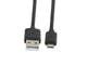 Prokord USB-0046 USB-kabel USB 2.0 5 m USB A Micro-USB B Sort