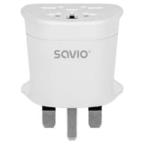 Savio AP-05 strømadapter og vekselret Indendørs 2500 W Hvid