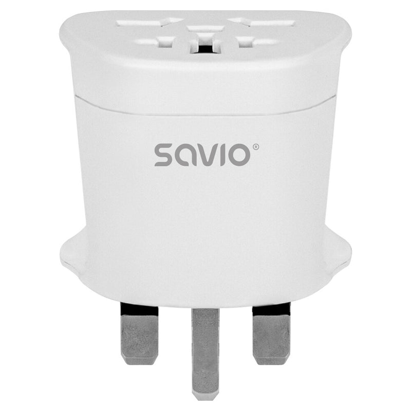 Savio AP-05 strømadapter og vekselret Indendørs 2500 W Hvid