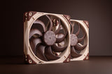 Noctua NF-A14X25 G2 PWM SX2-PP Computerkølesystem Computerkabinet Ventilator 14 cm Beige 2 stk