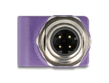 DeLOCK 60669 kabel kønsskifter M12 RJ45 Violet