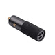 Akyga AK-CH-26 USB Ladegerät 100 W 1x USB-C®, 1x USB-A QC 3.0, USB PD 3.0 Grau KFZ, LKW GaN, Schnellladegerät Navigator, Tablet, Telefon, Mobiltelefon, Laptop, Netbook, Mobil computer, SmartWatch, Universel Anthracit Cigartænder Hurtig opladning Automatis