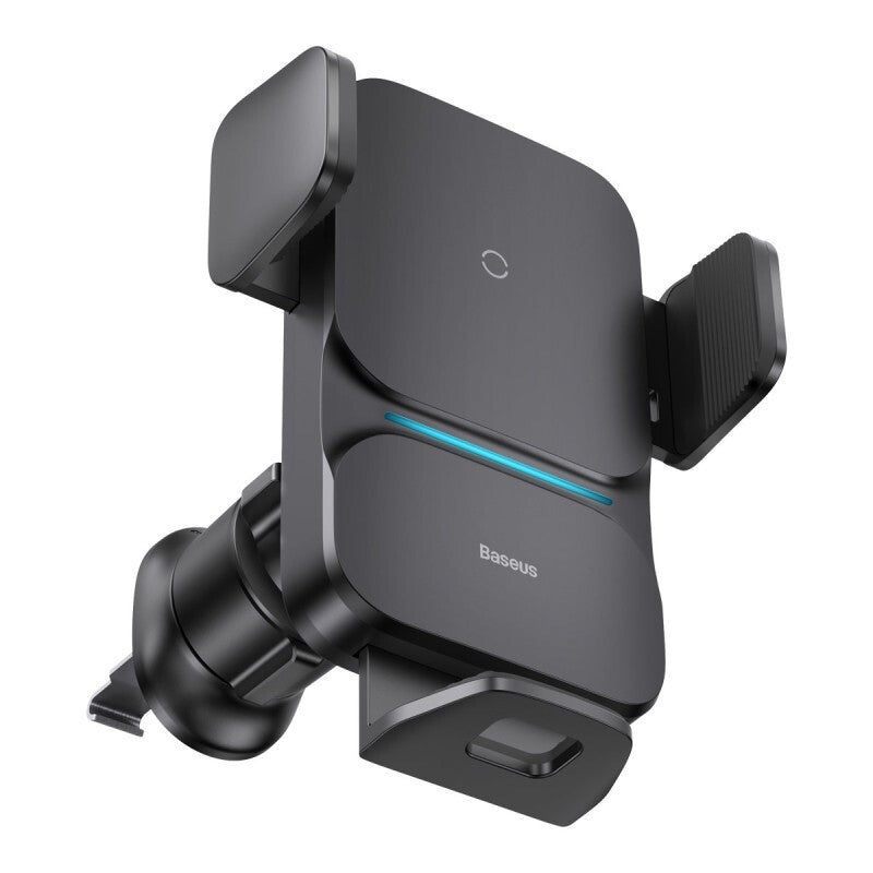 Baseus Wisdom Car Mount Wireless Charger Aktiv holder Mobiltelefon/Smartphone Sort
