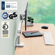 Leitz Ergo pladsbesparende single monitor arm