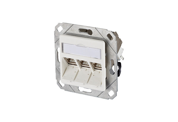 METZ CONNECT 130B12D31102-E stikkontakt RJ-45 Hvid