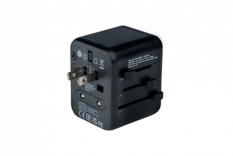 Verbatim 49543 strømstik adapter Universel Sort