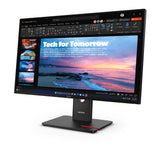 Lenovo ThinkVision T27QD-40 computerskærm 68,6 cm (27") 2560 x 1440 pixel Wide Quad HD LED Sort