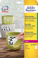 Avery L4717REV-20 selvklæbende etiket Rektandel Permanent Hvid 40 stk