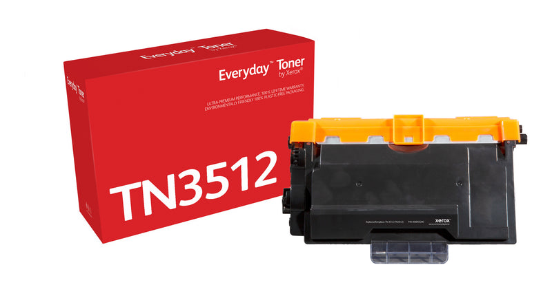 Everyday™ sprt Toner by Xerox compatible with Brother TN3512, Ekstra høj kapacitet