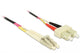 DeLOCK 86546 InfiniBand og fiberoptisk kabel 0,5 m LC SC Violet