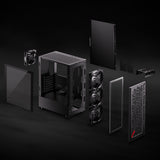 XPG VALOR AIR Midi Tower Sort