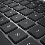DELL KM7120W tastatur Mus inkluderet Kontor RF trådløs + Bluetooth QWERTY Nordisk Grå, Titanium