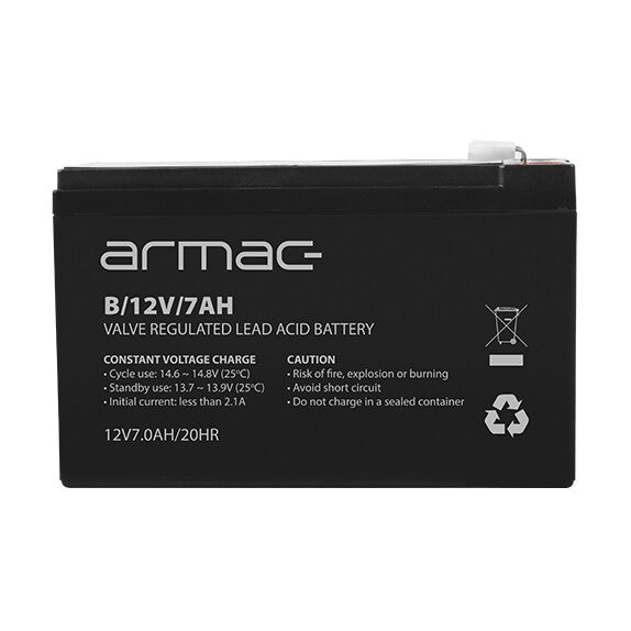 Armac B/12V/7AH UPS batteri Blybatterier (VRLA) 7 At