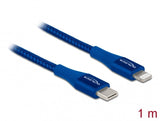 DeLOCK 85416 Lightning kabel 1 m Blå
