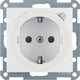 Berker 47088989 stikkontakt Type F Hvid