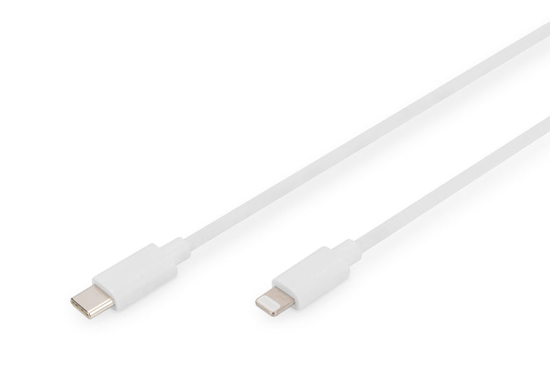 Digitus DB-600109-010-W Lightning kabel 1 m Hvid