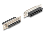 DeLOCK 67097 kabel kønsskifter D-Sub 25 RJ12 Sort
