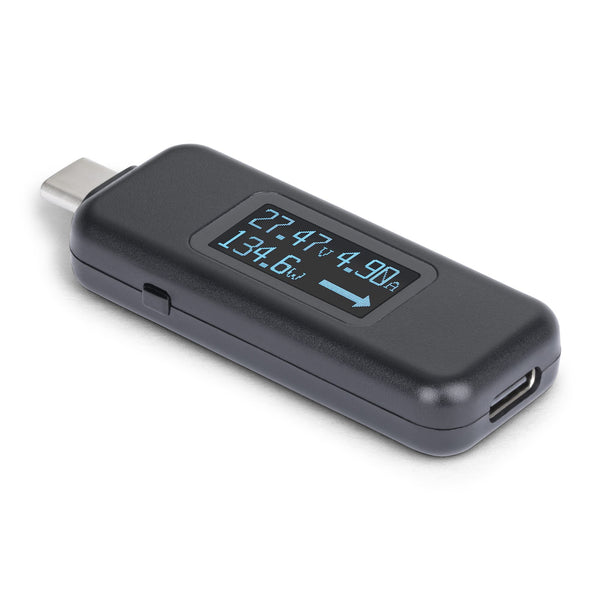 StarTech.com USBC-PWRTESTER strømforsyningstester Sort