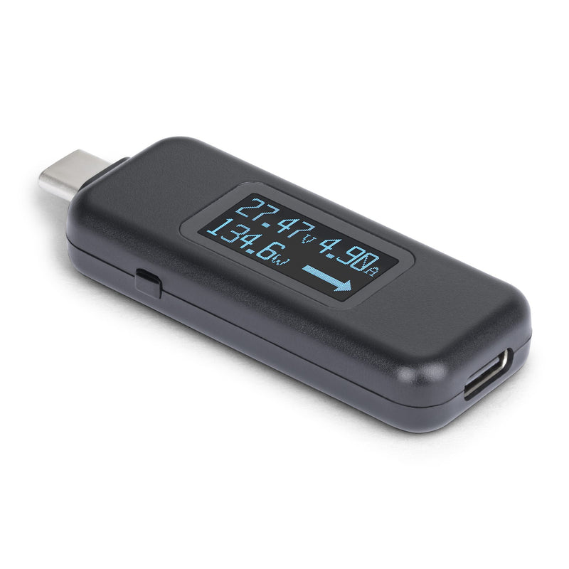 StarTech.com USBC-PWRTESTER strømforsyningstester Sort
