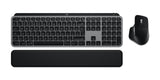 Logitech Master MX Keys S Combo for Mac tastatur Mus inkluderet Hjemme/kontor RF trådløs + Bluetooth QWERTY US International Aluminium, Sort