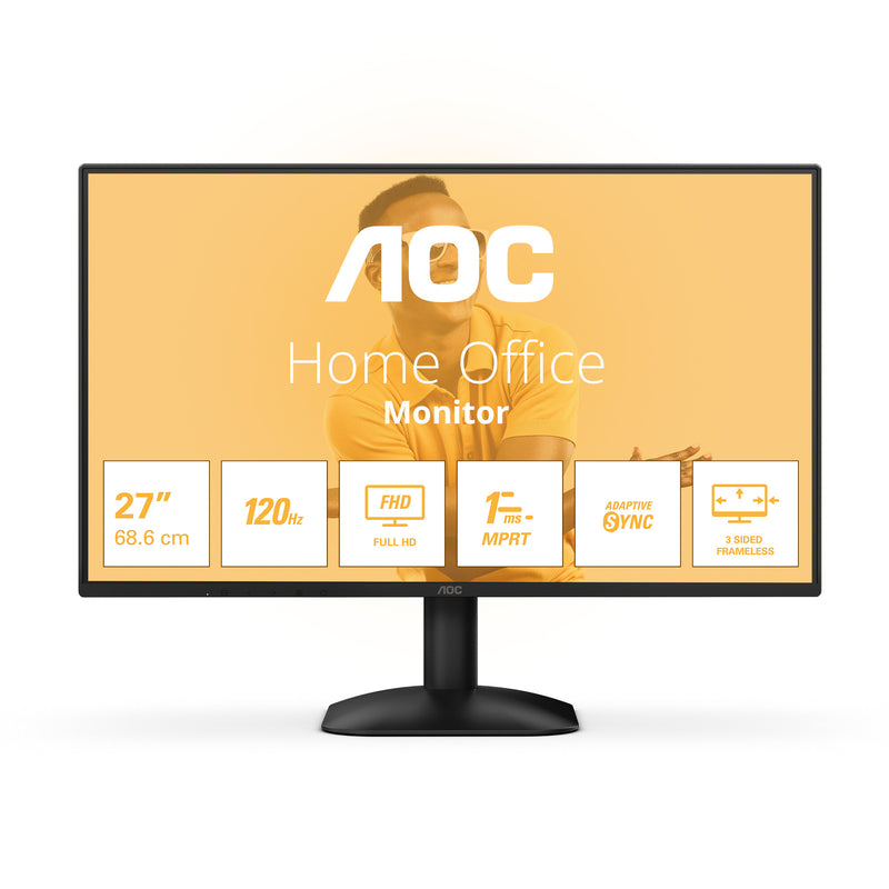 AOC B3 27B31H computerskærm 68,6 cm (27") 1920 x 1080 pixel Fuld HD Sort