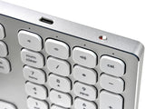 Voxicon DK-295BWL-WHT tastatur Universel RF trådløst QWERTY Nordisk Hvid, Sølv