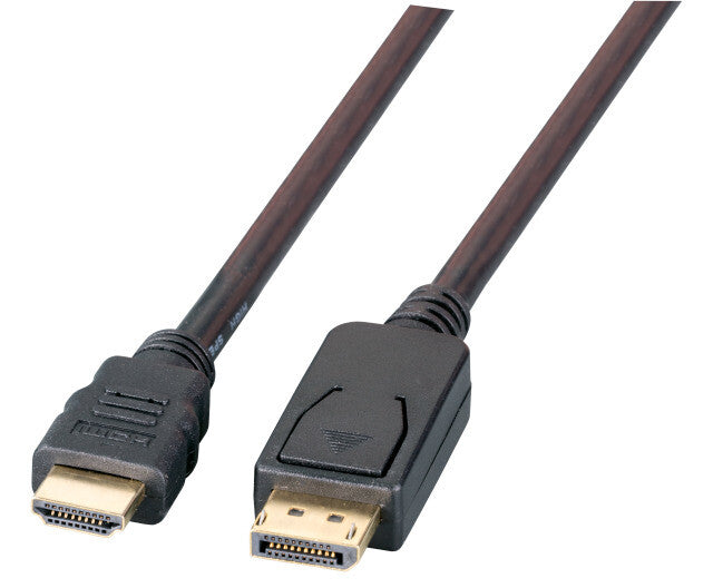 EFB Elektronik K5561SW.2V2 videokabel adapter 2 m DisplayPort HDMI Sort