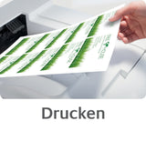 Avery C32011-25 ikke-klæbende etiket 250 stk Hvid Rektandel