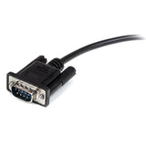 StarTech.com MXT1001MBK serielkabel Sort 1 m DB-9