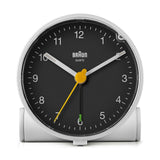 Braun BC01WB Quartz alarmur Sort, Hvid