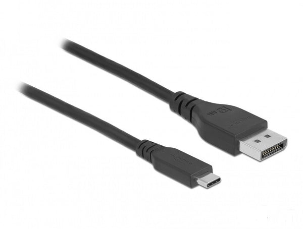 DeLOCK 86037 videokabel adapter 0,5 m USB Type-C DisplayPort Sort