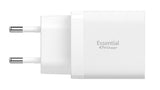 Spigen Essential EE472EU Universel Hvid Vekselstrøm Hurtig opladning Indendørs
